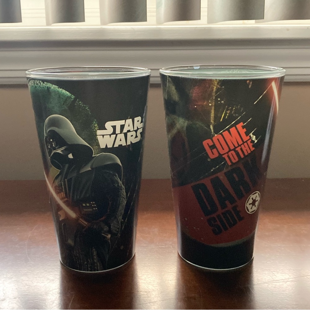 Star Wars 2 Glass Cups